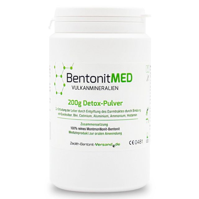 Bentonite MED Detox-Polvere 200g, Dispositivo medico