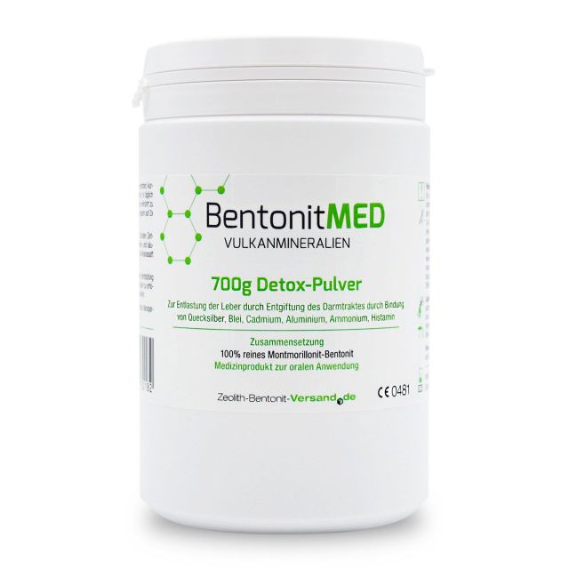 Bentonite MED Detox-Polvere 700g, Dispositivo medico