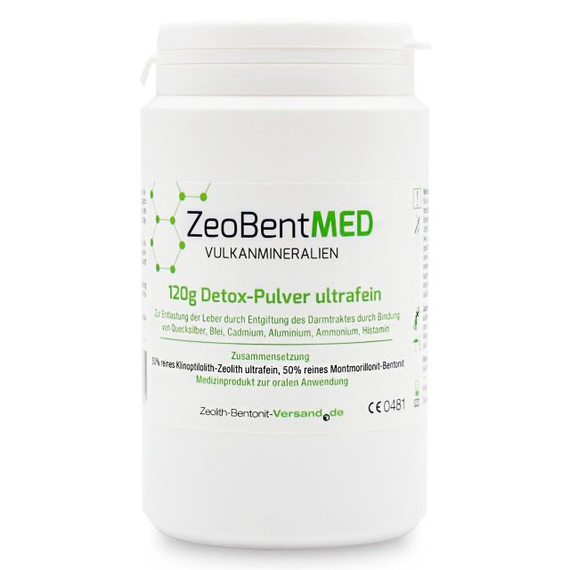 ZeoBentMED Detox-Polvere ultrafina 120g, Dispositivo medico