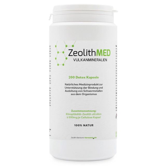 ZeolithMED 200 capsule detox, dispositivo medico con certificato CE