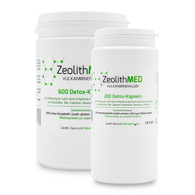 Zeolite MED 800 Detox-Capsule, Dispositivo medico