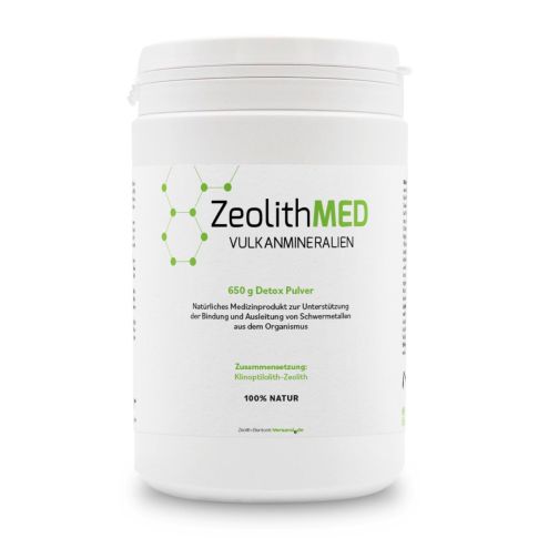 ZeolithMED polvere detox 650g, dispositivo medico con certificato CE