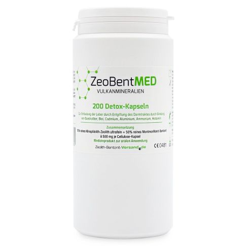 ZeoBentMED 200 Detox-Capsule, Dispositivo medico